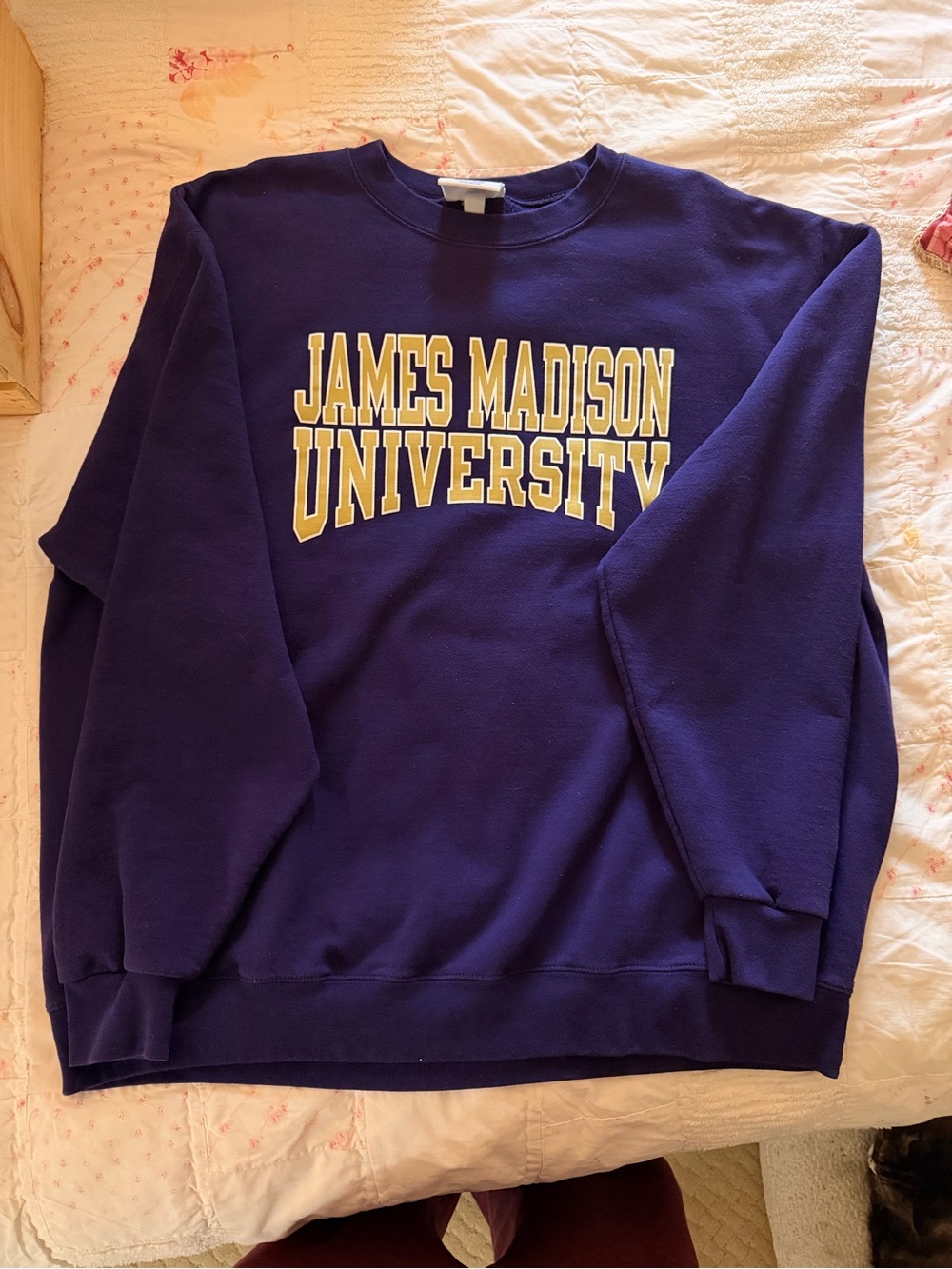 James Madison University Purple Crewneck Sweatshirt